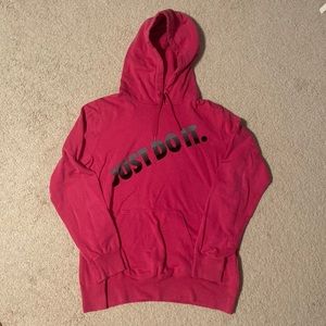 Pink Nike sweatshirt